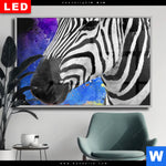 Wechselmotiv Dia Zebra Pop Art No 1 Querformat Produktvorschau mit dem Bild Zebra Pop Art No.1 im Format Querformat.