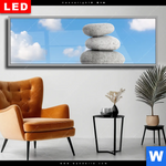 Wechselmotiv Dia Zen Spa Steine Panorama Produktvorschau mit dem Bild Zen Spa Steine im Format Panorama.
