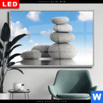 Wechselmotiv Dia Zen Spa Steine Querformat Produktvorschau mit dem Bild Zen Spa Steine im Format Querformat.