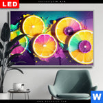 Wechselmotiv Dia Zitronen Neon Farbe Querformat Produktvorschau mit dem Bild Zitronen Neon Farbe im Format Querformat.