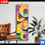 Wechselmotiv Dia Zitronen Neon Farbe Schmal Produktvorschau mit dem Bild Zitronen Neon Farbe im Format Schmal.