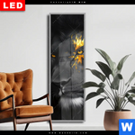 Wechselmotiv Dia Zwei Loewen Schwarz Weiss Schmal Produktvorschau mit dem Bild Zwei Löwen Schwarz & Weiß im Format Schmal.