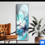 Wechselmotiv Digitale Blumen No 3 Schmal Produktvorschau mit dem Bild Digitale Blumen No.3 im Format Schmal.