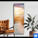 Wechselmotiv Duenen Und Meer Schmal Produktvorschau mit dem Bild Dünen und Meer im Format Schmal.