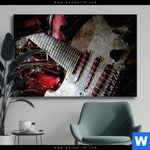 Wechselmotiv E Gitarre Retro Look Querformat Produktvorschau mit dem Bild E-Gitarre Retro Look im Format Querformat.