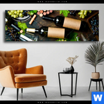 Wechselmotiv Edle Weine Geniessen Panorama Produktvorschau mit dem Bild Edle Weine genießen im Format Panorama.
