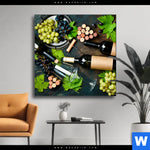 Wechselmotiv Edle Weine Geniessen Quadrat Produktvorschau mit dem Bild Edle Weine genießen im Format Quadrat.