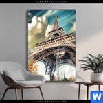 Wechselmotiv Eifelturm In Paris Hochformat Produktvorschau mit dem Bild Eifelturm in Paris im Format Hochformat.