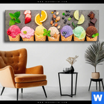 Wechselmotiv Eisgenuss In Perfektion Panorama Produktvorschau mit dem Bild Eisgenuss in Perfektion im Format Panorama.