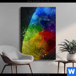 Wechselmotiv Elefant Pop Art No 1 Hochformat Produktvorschau mit dem Bild Elefant Pop Art No.1 im Format Hochformat.