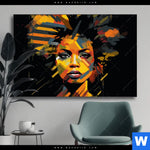 Wechselmotiv Erzoernte Frau Querformat Produktvorschau mit dem Bild Erzörnte Frau im Format Querformat.