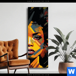 Wechselmotiv Erzoernte Frau Schmal Produktvorschau mit dem Bild Erzörnte Frau im Format Schmal.