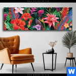 Wechselmotiv Exotische Tropenpflanzen Panorama Produktvorschau mit dem Bild Exotische Tropenpflanzen im Format Panorama.