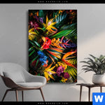 Wechselmotiv Exotische Tropische Pflanzen Hochformat Produktvorschau mit dem Bild Exotische tropische Pflanzen im Format Hochformat.