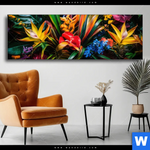 Wechselmotiv Exotische Tropische Pflanzen Panorama Produktvorschau mit dem Bild Exotische tropische Pflanzen im Format Panorama.