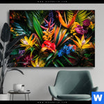 Wechselmotiv Exotische Tropische Pflanzen Querformat Produktvorschau mit dem Bild Exotische tropische Pflanzen im Format Querformat.