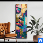 Wechselmotiv Farbexplosion Portraet Florence Schmal Produktvorschau mit dem Bild Farbexplosion - Porträt Florence im Format Schmal.