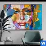 Wechselmotiv Farbexplosion Portraet Nova Querformat Produktvorschau mit dem Bild Farbexplosion - Porträt Nova im Format Querformat.