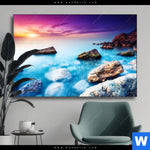 Wechselmotiv Felsen Im Meer Querformat Produktvorschau mit dem Bild Felsen im Meer im Format Querformat.