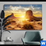 Wechselmotiv Felsen In Wueste Querformat Produktvorschau mit dem Bild Felsen in Wüste im Format Querformat.