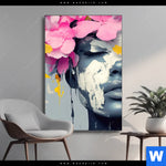 Wechselmotiv Florales Portraet Design Hochformat Produktvorschau mit dem Bild Florales Porträt Design im Format Hochformat.