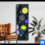 Wechselmotiv Fluid Art Bubbless No 1 Schmal Produktvorschau mit dem Bild Fluid Art - Bubbless No.1 im Format Schmal.