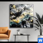Wechselmotiv Fluid Art Duftende Blueten Quadrat Produktvorschau mit dem Bild Fluid Art - Duftende Blüten im Format Quadrat.