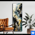 Wechselmotiv Fluid Art Duftende Blueten Schmal Produktvorschau mit dem Bild Fluid Art - Duftende Blüten im Format Schmal.