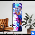 Wechselmotiv Fluid Art Floral Schmal Produktvorschau mit dem Bild Fluid Art Floral No.2 im Format Schmal.
