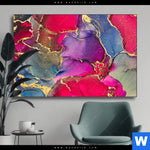 Wechselmotiv Fluid Art Fruehlingszauber Querformat Produktvorschau mit dem Bild Fluid Art Frühlingszauber im Format Querformat.