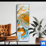 Wechselmotiv Fluid Art Lagune Schmal Produktvorschau mit dem Bild Fluid Art Lagune im Format Schmal.