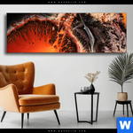 Wechselmotiv Fluid Art Lavastrom Panorama Produktvorschau mit dem Bild Fluid Art Lavastrom im Format Panorama.