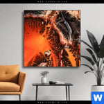 Wechselmotiv Fluid Art Lavastrom Quadrat Produktvorschau mit dem Bild Fluid Art Lavastrom im Format Quadrat.