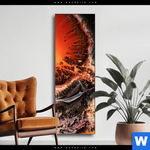 Wechselmotiv Fluid Art Lavastrom Schmal Produktvorschau mit dem Bild Fluid Art Lavastrom im Format Schmal.