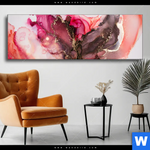 Wechselmotiv Fluid Art Rot Braun Panorama Produktvorschau mit dem Bild Fluid Art Rot & Braun im Format Panorama.