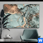 Wechselmotiv Fluid Art Tuerkis Querformat Produktvorschau mit dem Bild Fluid Art Türkis im Format Querformat.