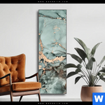 Wechselmotiv Fluid Art Tuerkis Schmal Produktvorschau mit dem Bild Fluid Art Türkis im Format Schmal.