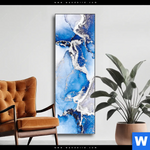 Wechselmotiv Fluid Art Winter Wonderland Schmal Produktvorschau mit dem Bild Fluid Art Winter Wonderland im Format Schmal.