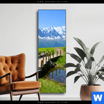 Wechselmotiv Franzoesische Alpen Schmal Produktvorschau mit dem Bild Französische Alpen im Format Schmal.