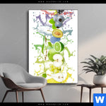 Wechselmotiv Fruchtspritzer Hochformat Produktvorschau mit dem Bild Fruchtspritzer im Format Hochformat.