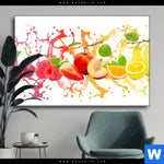 Wechselmotiv Fruchtspritzer Querformat Produktvorschau mit dem Bild Fruchtspritzer im Format Querformat.
