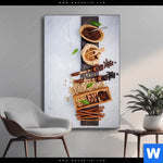 Wechselmotiv Geroestete Kaffeebohnen No 1 Hochformat Produktvorschau mit dem Bild Geröstete Kaffeebohnen No.1 im Format Hochformat.