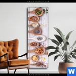 Wechselmotiv Gesunde Vielfalt Aus Loeffeln Schmal Produktvorschau mit dem Bild Gesunde Vielfalt aus Löffeln im Format Schmal.