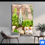 Wechselmotiv Getrocknete Kraeuter Hochformat Produktvorschau mit dem Bild Getrocknete Kräuter im Format Hochformat.