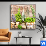 Wechselmotiv Getrocknete Kraeuter Quadrat Produktvorschau mit dem Bild Getrocknete Kräuter im Format Quadrat.