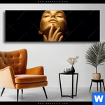 Wechselmotiv Golden Skin Panorama Produktvorschau mit dem Bild Golden Skin im Format Panorama.