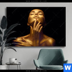 Wechselmotiv Golden Skin Querformat Produktvorschau mit dem Bild Golden Skin im Format Querformat.