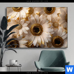 Wechselmotiv Goldene Bluetenpracht Querformat Produktvorschau mit dem Bild Goldene Blütenpracht im Format Querformat.