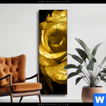 Wechselmotiv Goldene Rose Schmal Produktvorschau mit dem Bild Goldene Rose im Format Schmal.
