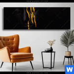 Wechselmotiv Goldene Traenen Panorama Produktvorschau mit dem Bild Goldene Tränen im Format Panorama.